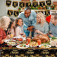 3 Pack Happy New Year Tablecloth with 3 Pack Banners, New Years EVE Party Supplies 2025, Black and Gold Rectangle Disposable Tablecloth and Banner