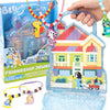 Bluey Friendship Jewelry, Create 4 Charm Bracelets & 2 Charm Necklaces, Includes 150 Beads & 6 Rubber Charms with Storage Case, Gifts for Kids Boys