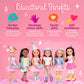 Glitter Girls - 14-Inch Doll Set - Brown Hair & Eyes - Christmas Tree, Ornaments & Outfit 3+ Years - Eve & Holiday Playset