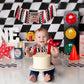 Race Car One High Chair Banner - Race Car 1st/First Birthday Party Decorations,Boy First Race Car Banner,Car Racing One Birthday Highchair,Race Car