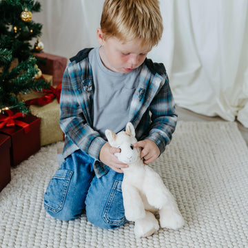 The Petting Zoo Llama Stuffed Animal Plushie, Gifts for Kids, Wild Onez Wildlife Animals, Llama Plush Toy, 9 inches