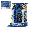 HJPLPXH Starry Night Micro Bricks Wall Art Building Set Decor for Adults