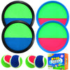 Toss and Catch Game Set, Outdoor Toys with 4 Paddles 4 Balls, Beach Game