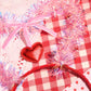 xo, Fetti Valentine Heart Headband | Pink Heart, Classroom, Vday Party Hair Accessory, Galentines, Girls Night