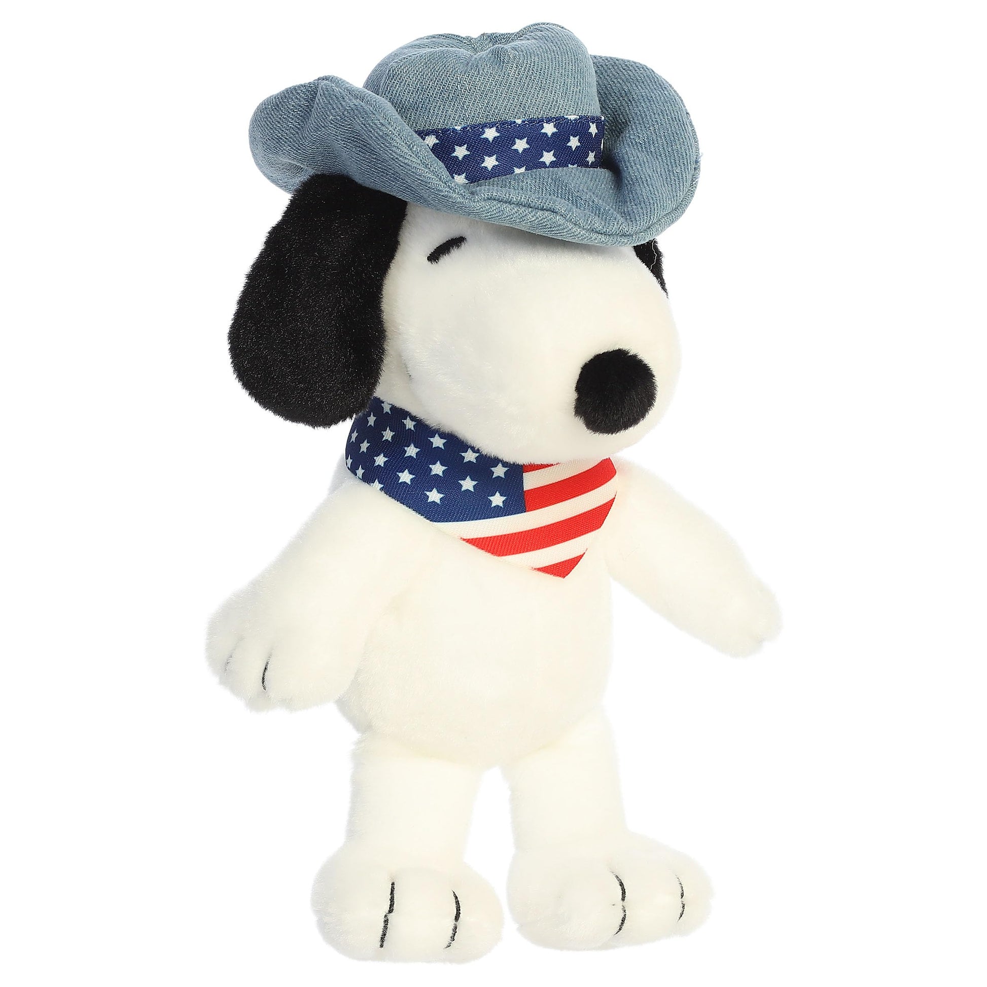 Aurora Adorable Peanuts Americana Snoopy Stuffed Animal - Officially Licensed Toys for All Snoopy Fans - Nostalgic Gift for Adults and Birthday