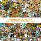 1000-Piece Fantasy Forest Cat Jigsaw Puzzle, Cats and Insects Band Puzzle for Adults Fun and Challenging Family Game Great Gift Idea, Finished Size is