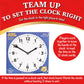 Continuum Games Perfect Timing Game - Tell Time Cooperative Board Game for Kids - Fun Educational Family Game to Learn How to Read a Clock