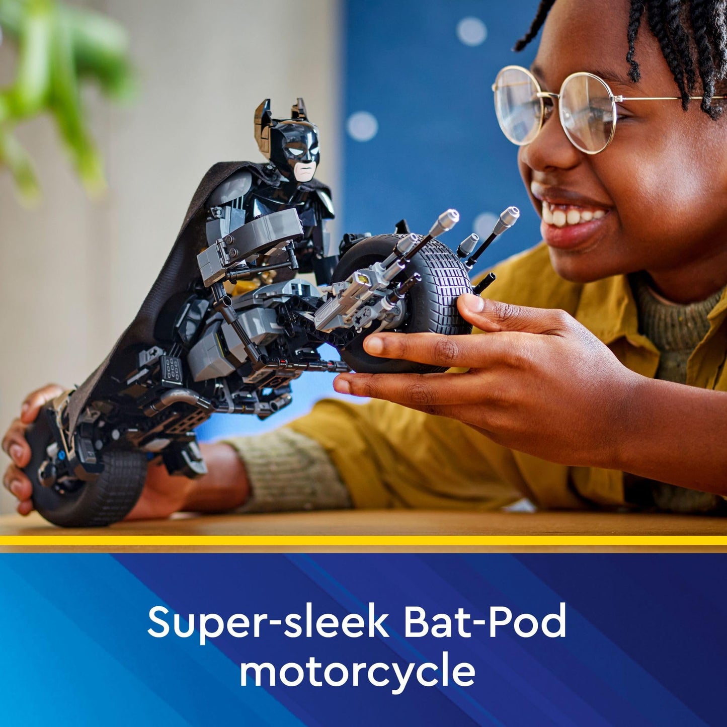 LEGO DC Batman Construction Figure & The Bat-Pod Bike Building Toys - Batman Action Figure from The Dark Knight for Boys & Girls, Ages 12+ - Superhero