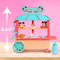 Disney Munchlings Dumpling Cart, 11-Piece Color Change Figure Playset, 1-inch Collectible Scented Figurines, Amazon Exclusive, Toy for Fans, Teens