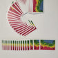 Bicycle 3rd Edition Tie Dye 3 Deck Playing Cards Tye Die Magic