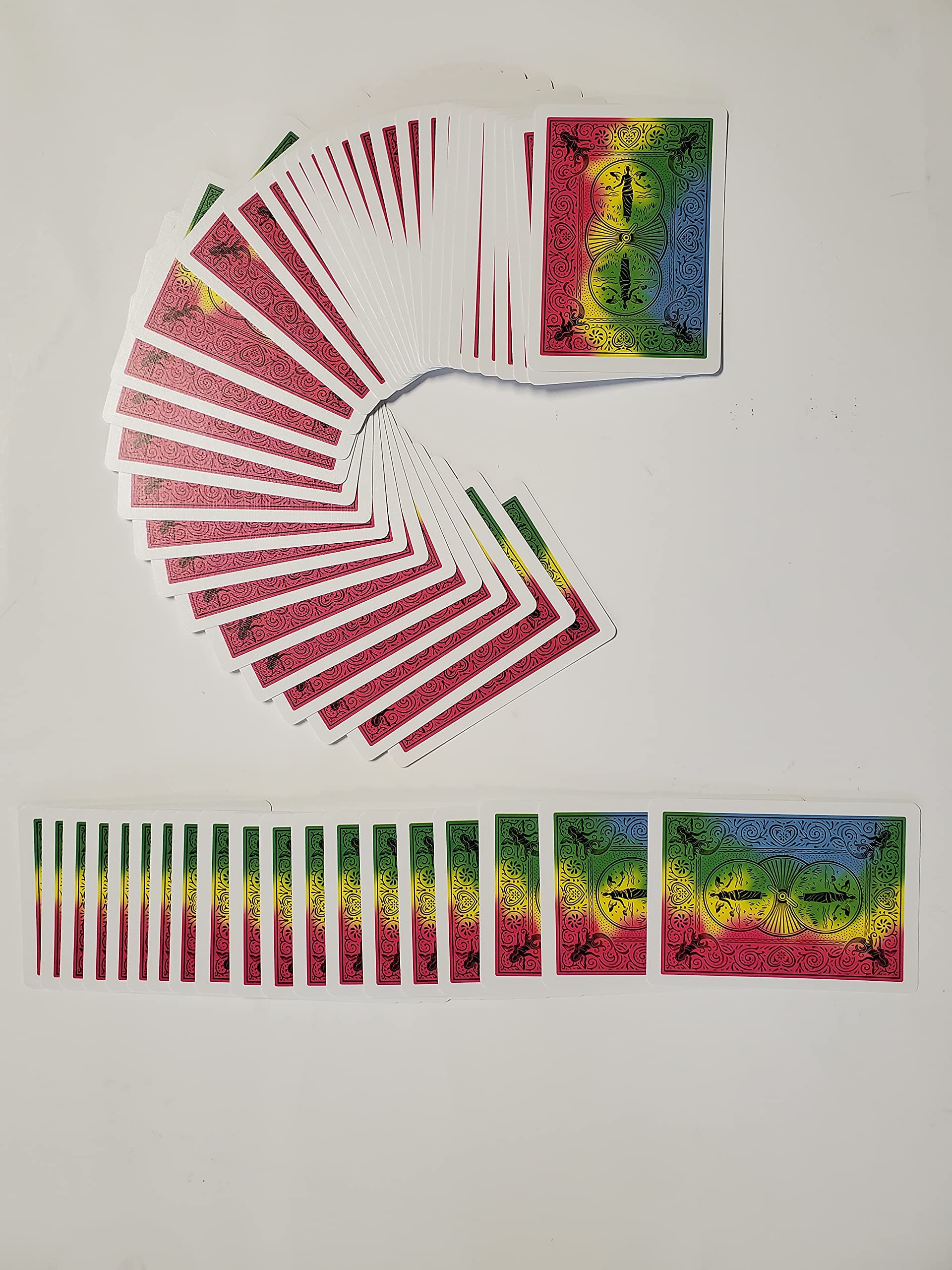 Bicycle 3rd Edition Tie Dye 3 Deck Playing Cards Tye Die Magic