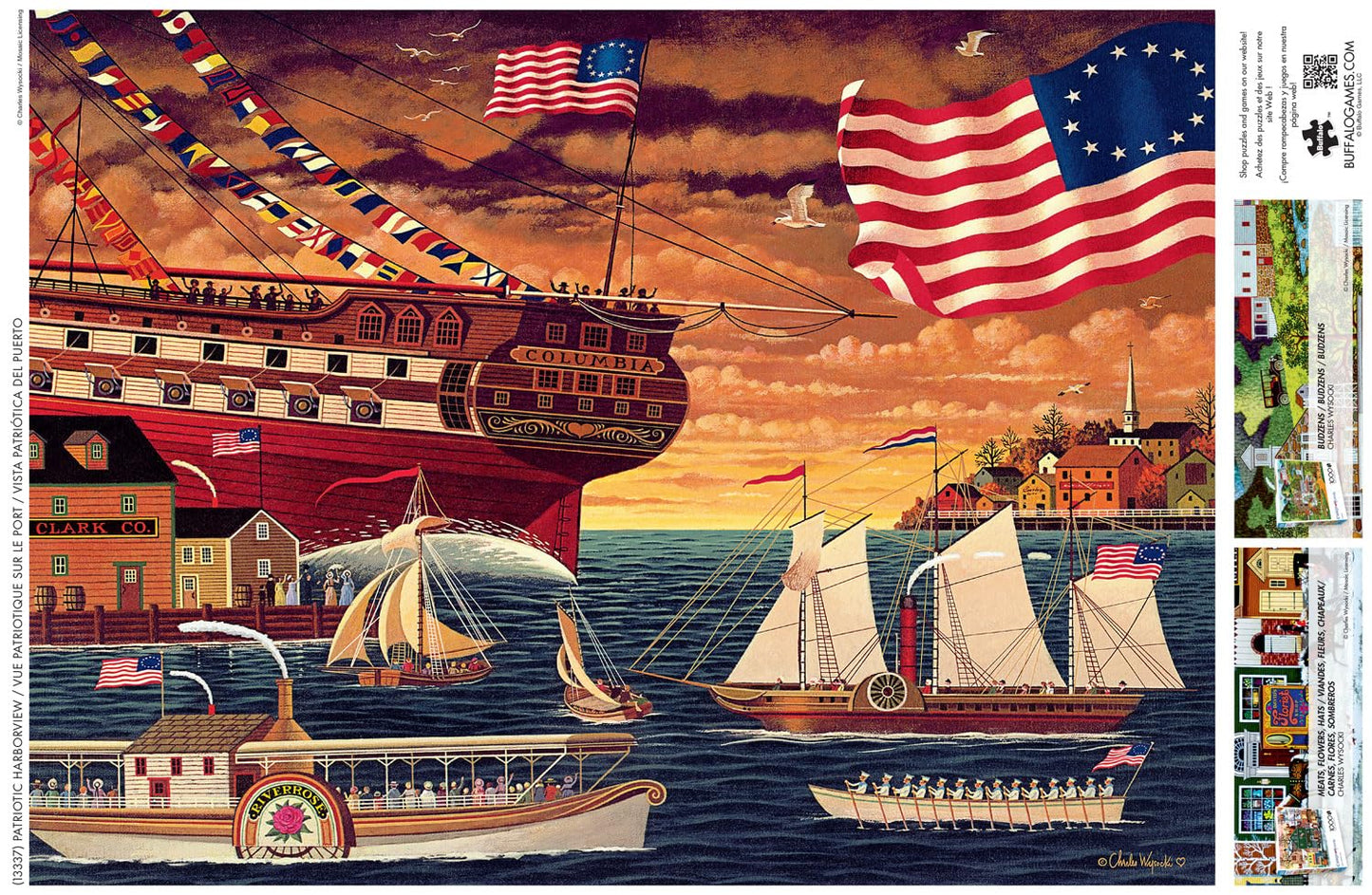 Buffalo Games - Charles Wysocki Patriotic - 1000 Piece Puzzle for Adults