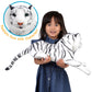 TigerHart Saphed The White Tiger - Squeeze Me! - 17 Inch Stuffed Animal Plush