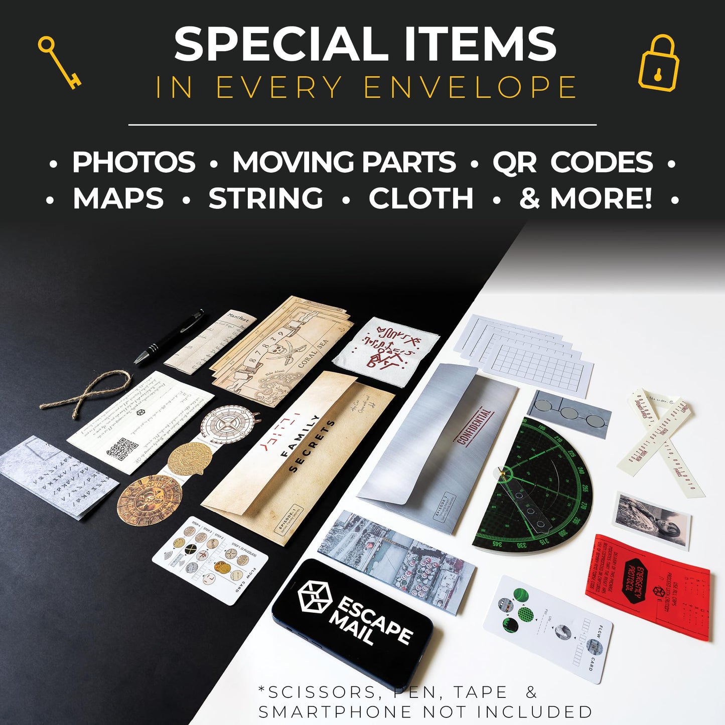 Escape Mail: Starter Bundle - Episodes 1 & 2 [2nd Edition]. Gripping Escape Room Game in an Envelope, Immersive Storyline The Family Will Love Or