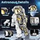 blast orby Space Astronaut Building Block Set, 966 Pcs Astronaut Building Set for Adults, Space Building Kit Toys Gifts for Kids 8-14 with Display