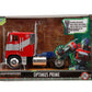 Jada Transformers Rise of The Beast 1:24 Optimus Prime w/Robot On Chassis Die-Cast Car, Toys for Kids and Adults