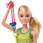 Barbie Olympic Games Tokyo 2020 Sport Climber Doll with Uniform, Tokyo 2020 Jacket, Medal, Harness, Weight and Climbing Clips for Ages 3 and Up