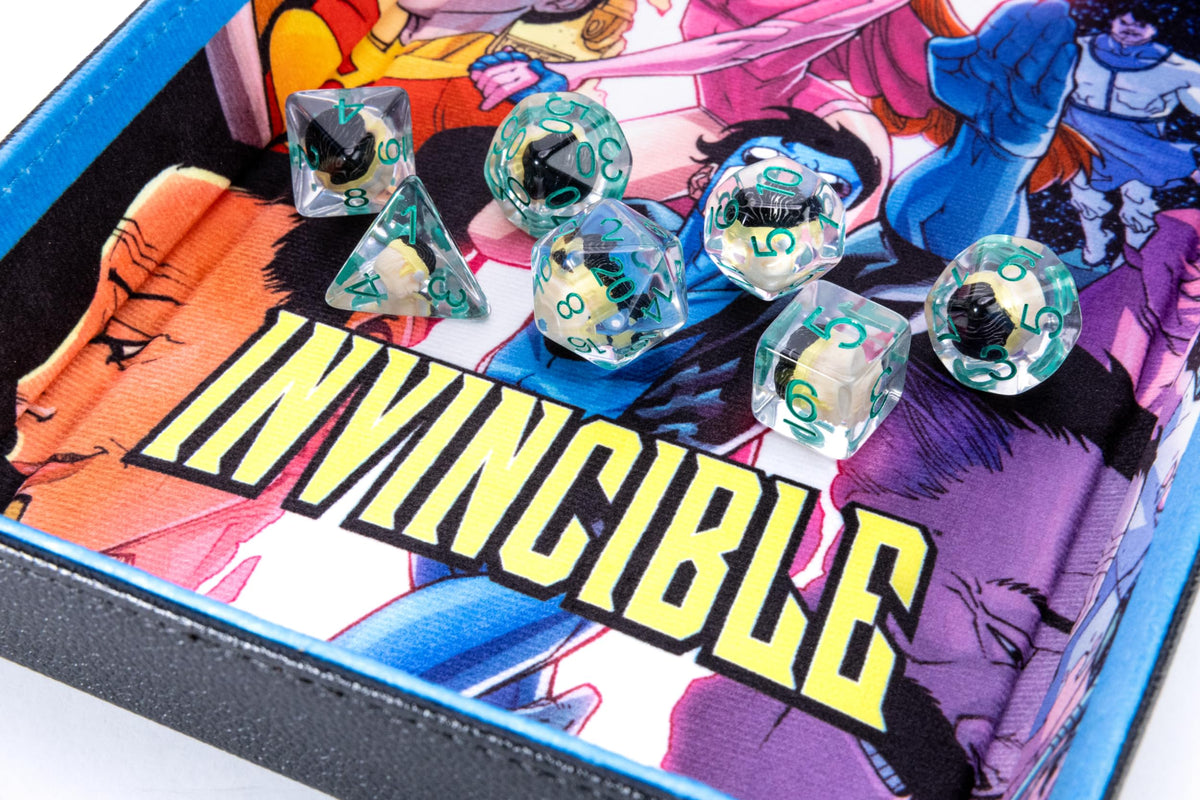 FanRoll Invincible Dice Tray, Officially Licensed Fold Up Dice Tray