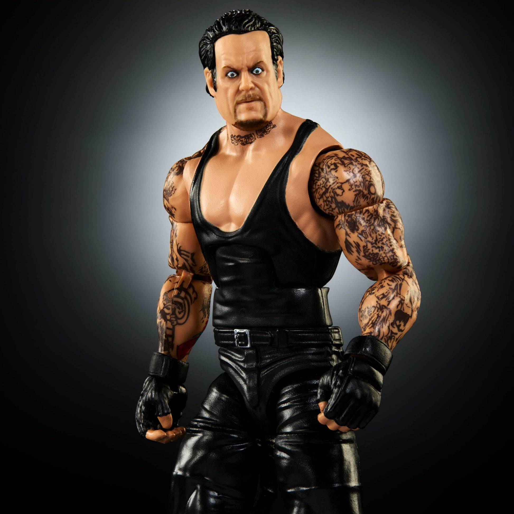Mattel WWE Elite Collection Action Figure, SummerSlam Undertaker Collectible with Accessory & Referee Build-A-Figure Parts
