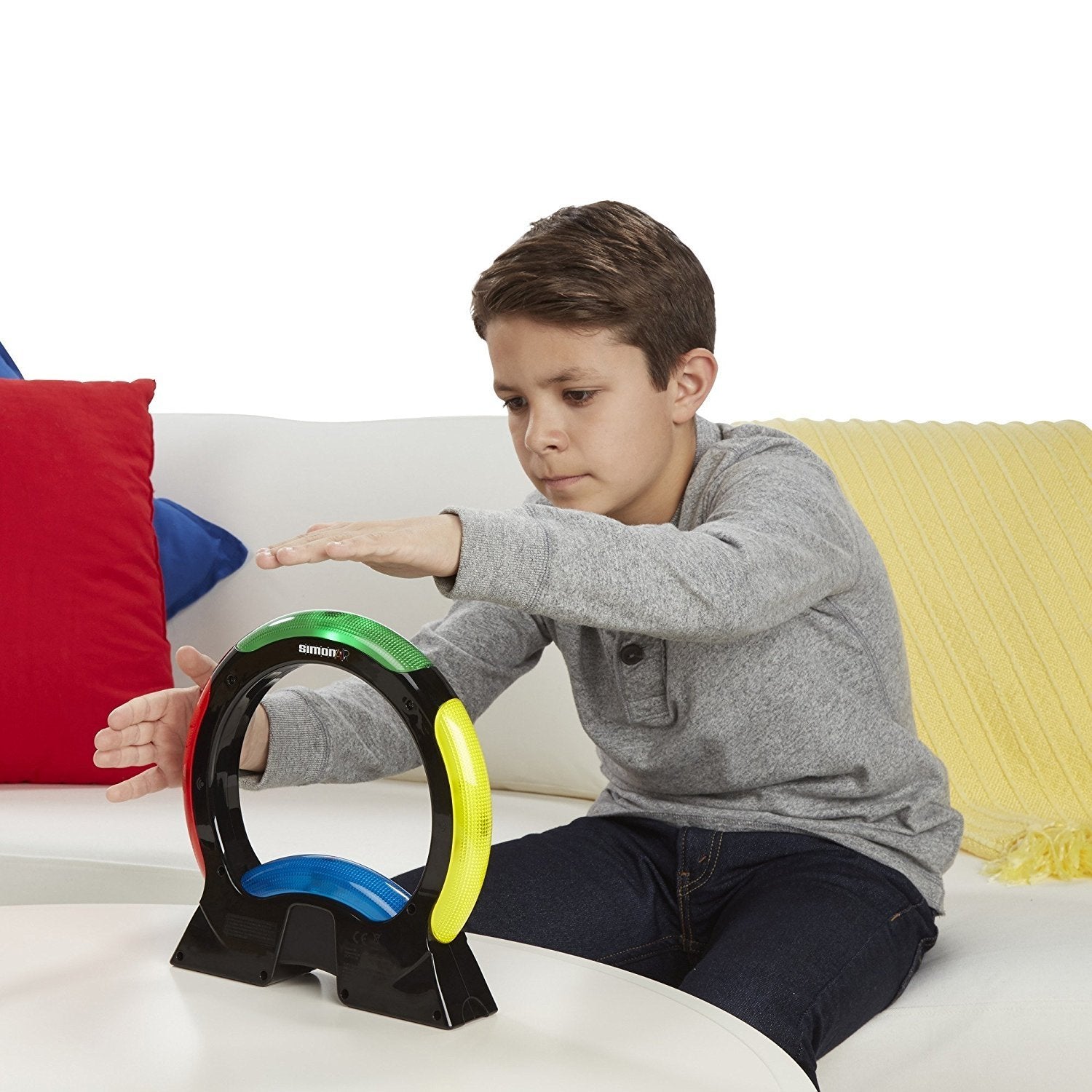 Hasbro Simon Air Game - Touchless Technology - Master the Moves to Win - Solo and 2 Player Mode - A Modern Twist on the Classic Game,96 months to 1188