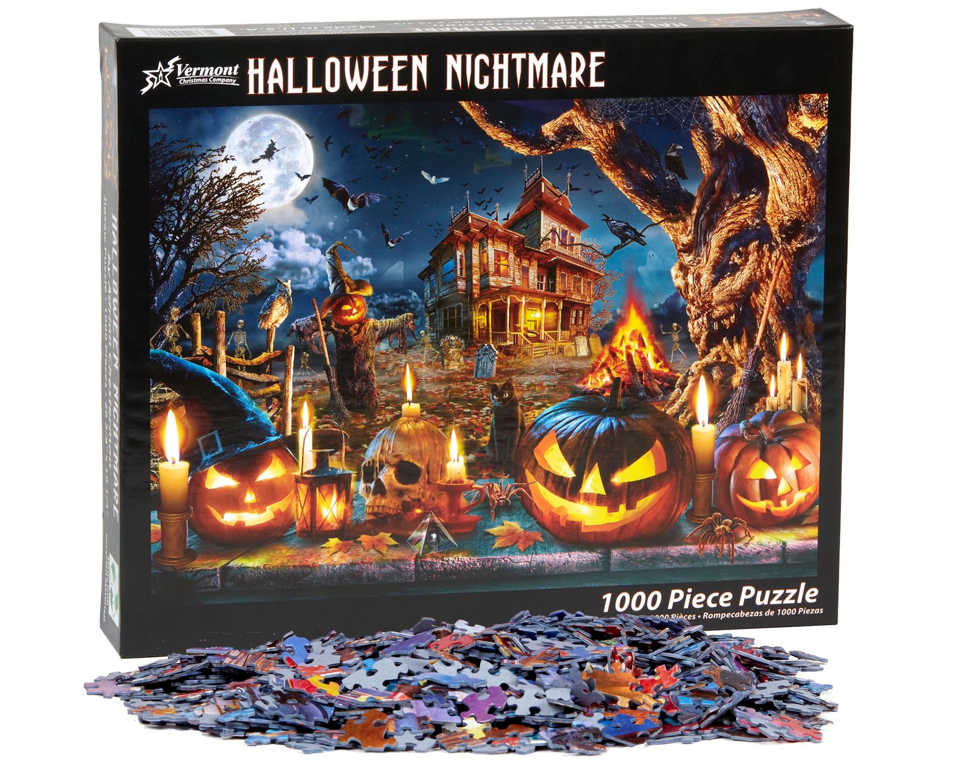 Halloween Nightmare Jigsaw Puzzle 1000 Piece by Vermont Christmas Company