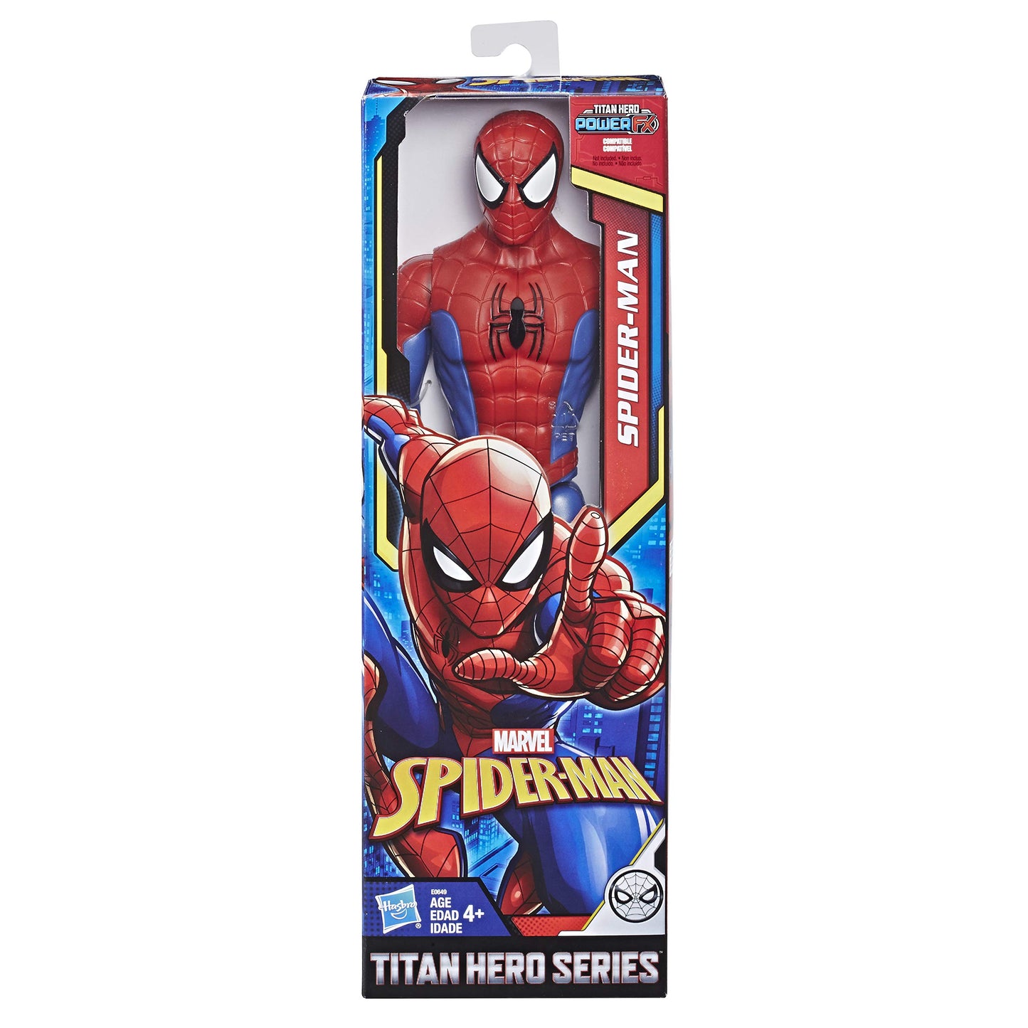 Spider-Man Titan Hero Series Figure with Titan Hero Power Fx Port, Brown