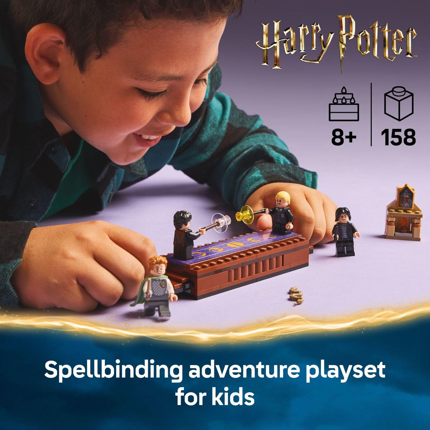 LEGO Harry Potter Hogwarts Castle: Dueling Club Building Toy - Wizard Kids Toy for Boys and Girls, Fans of Harry Potter, Ages 8+ - Gift Idea for