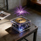 Vastarry 10 Cm Solid State Music Tesla Coil Artificial Lightning Desktop Toy For unisex-adult Electric Power Wireless Transmission Model Science