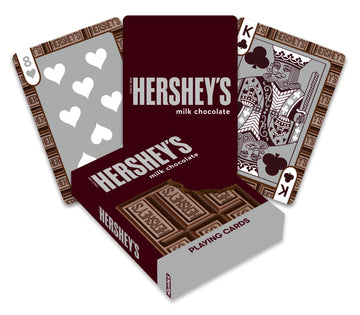 AQUARIUS Hershey’s Playing Cards - Hersheys Themed Deck of Cards for Your Favorite Card Games - Officially Licensed HERSHEYS Merchandise
