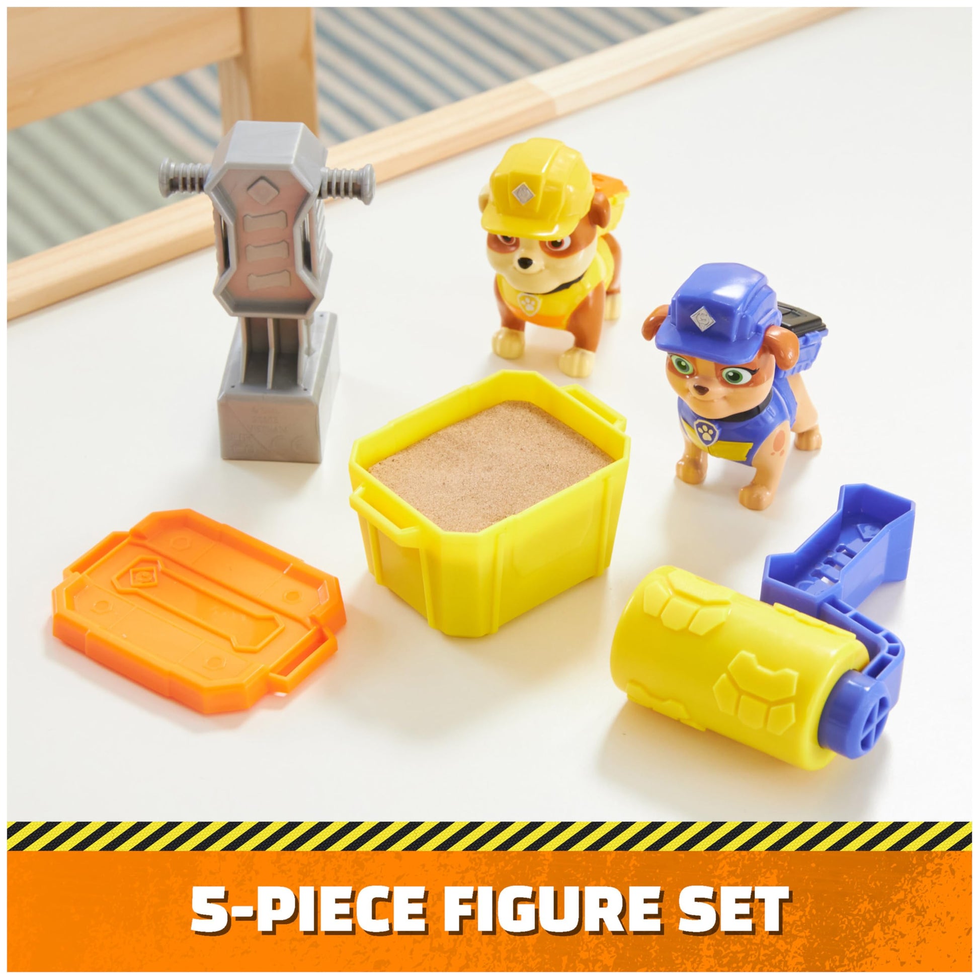 Ruben & Compagnie - Pack of 2 Ruben & Mix Figures + Accessories - Collectible Figure - Kinetic Sand and Kinetic Sand - Paw Patrol Toy - Children's Toy