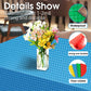 GuoZhiXin 4PCS Building Block Plastic Tablecloths, Disposable Party Table Cloths? Colorful Building Block Birthday Supplies for Kids Birthday Baby
