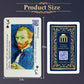 merryhome Arts of Playing Cards with QR Audio Guides - The National Gallery of Art x Discover Art & Play Cards | Themed Playing Cards | Museum Decks |