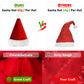 kortes 2 Pack Plush Kids Santa Hat, Unisex Christmas Hats Classic Velvet Fabric Comfort Double Line Plush Santa Hat for Kids Children Toddler New Year