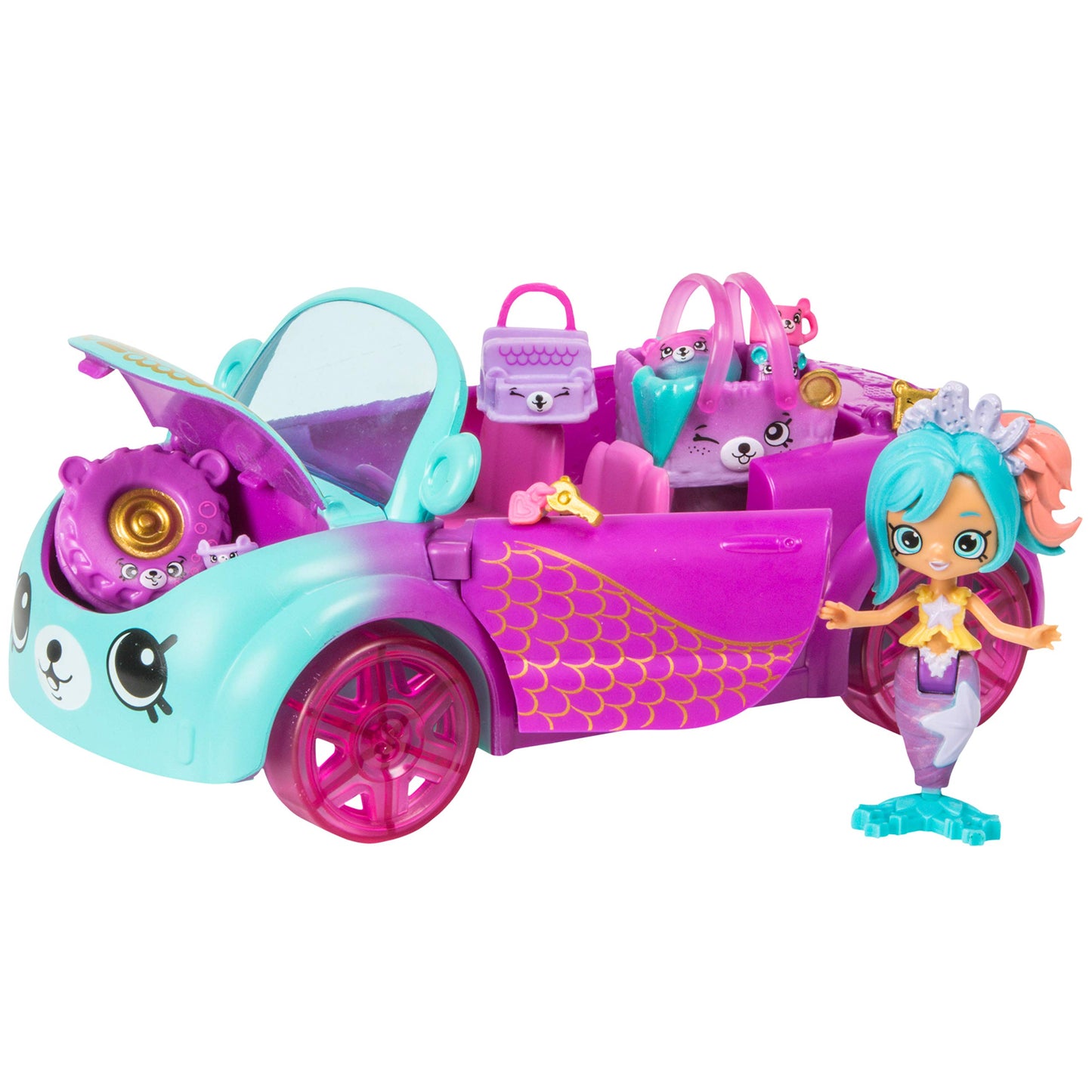 Shopkins Happy Places Mermaid Convertible, Multicolor (B07DYLC3H4)