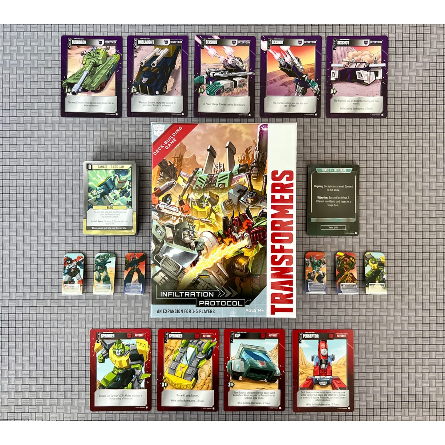 Renegade Game Studios Transformers Deck-Building Game Infiltration Protocol Expansion - Ages 14+, 1-5 Players