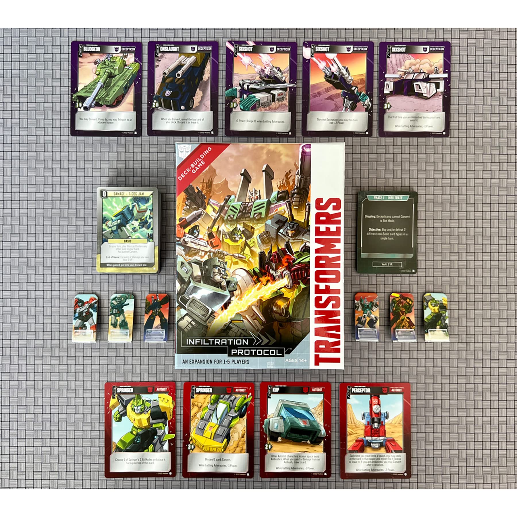 Renegade Game Studios Transformers Deck-Building Game Infiltration Protocol Expansion - Ages 14+, 1-5 Players