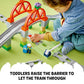 LEGO DUPLO Town Train Bridge and Tracks Expansion Set - 10 Extra Pieces of Train Tracks - Preschool and Toddler Train Set, Ages 2+ - Building Toy for
