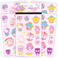 Hello Kitty Coloring Book Set - Bundle of 2 Hello Kitty Activity Books, Stickers, and Door Hanger | Hello Kitty Drawing Kit for Kids