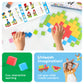 PicassoTiles 108pcs 1” Magnetic Puzzle Cubes Magnet Toys Preschool Construction Building Block Set Sensory Toy Early Education STEM Learning Come