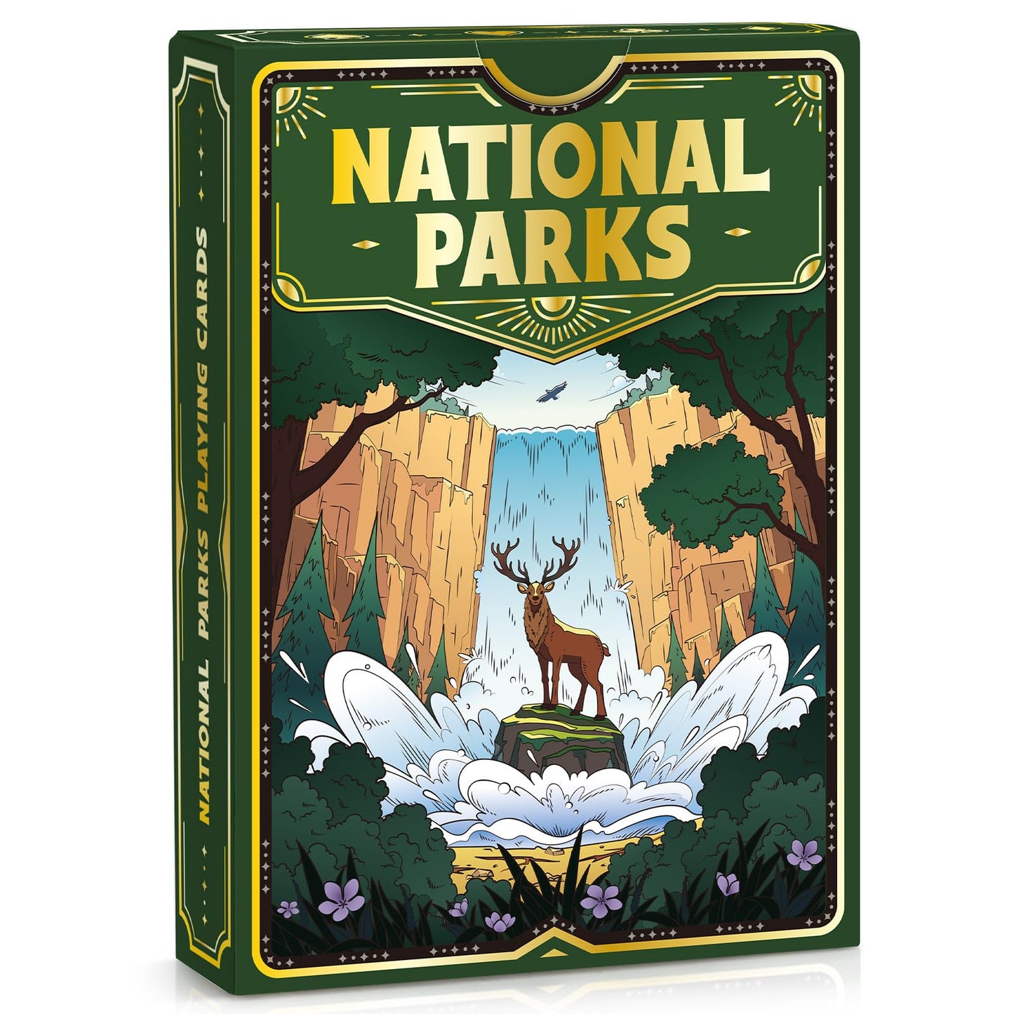 Playing Cards 4 Pack, National Park Themed Playing Cards, Deck of Cards, Standard Poker Card for Card Games,Game Night Blackjack Camping Travel Party