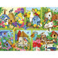 Bits and Pieces 300 Piece Puzzles for Adults - Birdhouse Collage - 300 Large Pieces 18" x 24" Jigsaw Puzzles, Colorful Springtime Birds and Flowers