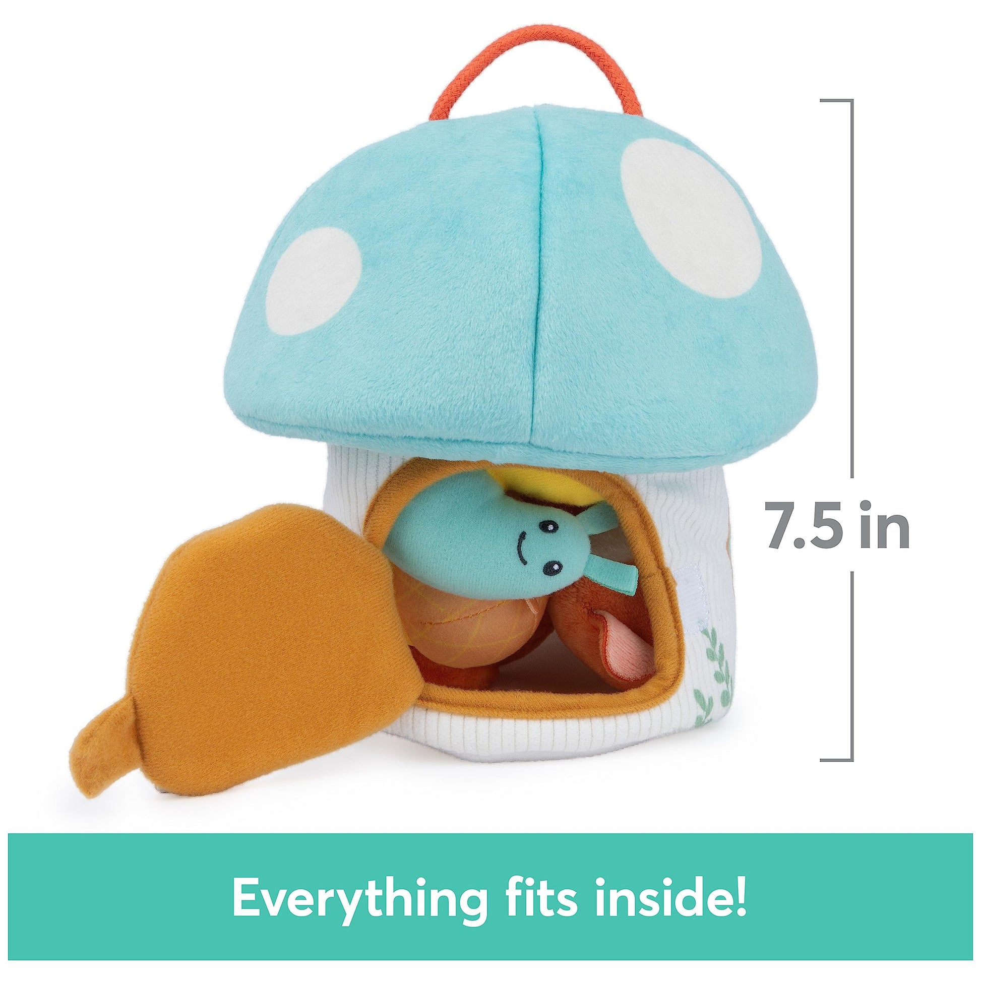 GUND My Woodland Friends 5-Piece Sensory Plush Toy Playset for Babies