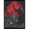 Realm Guard 100ct Matte TCG/MTG Art Card Sleeves (Red/Black Necromancer)