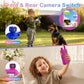 Video Walkie Talkies for Kids 3-8, Rechargeable Walkie Talkies with 180°Rotating Camera & 4 Voice Changer, 2-Way Video & Voice Chat Toy, 600FT Long