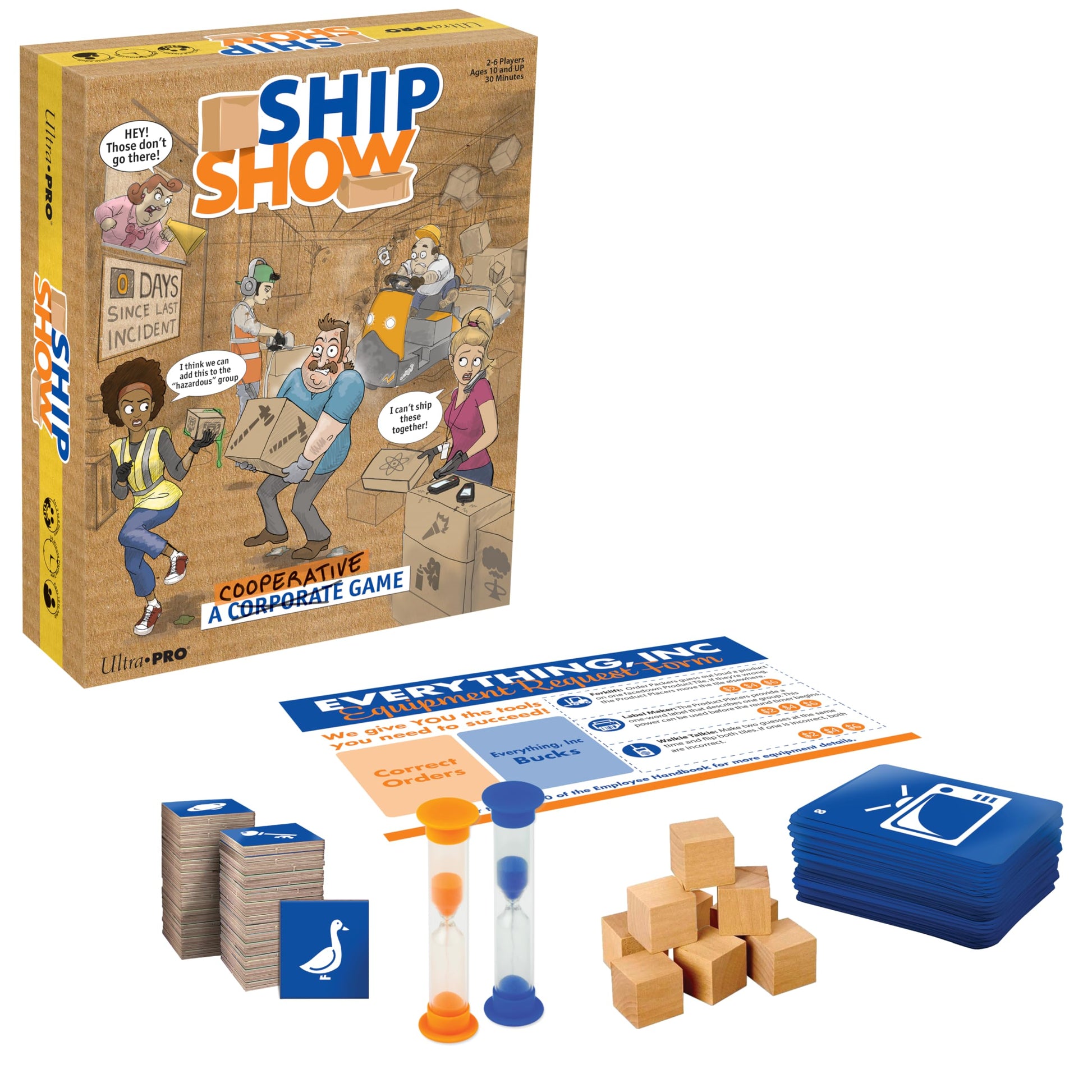 Ultra Pro - Ship Show!, The Cooperative Board Game, Group it, Guess it, Ship it! Fun Group Guessing Multiplayer Teamwork Game