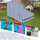 Kids Water Table Cover,Outdoor Heavy Duty 600D Waterproof Toddler Water Play Table Cover,Compatible with Waterpark Wonders Two-Tier Water Table