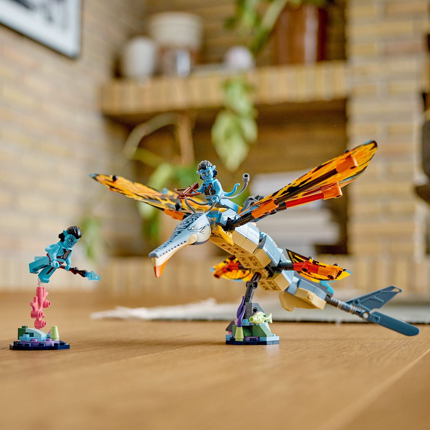 LEGO Avatar: The Way of Water Skimwing Adventure 75576 Collectible Set with Toy Animal for Boys & Girls, Pandora Coral Reef Scene, Jake Sully
