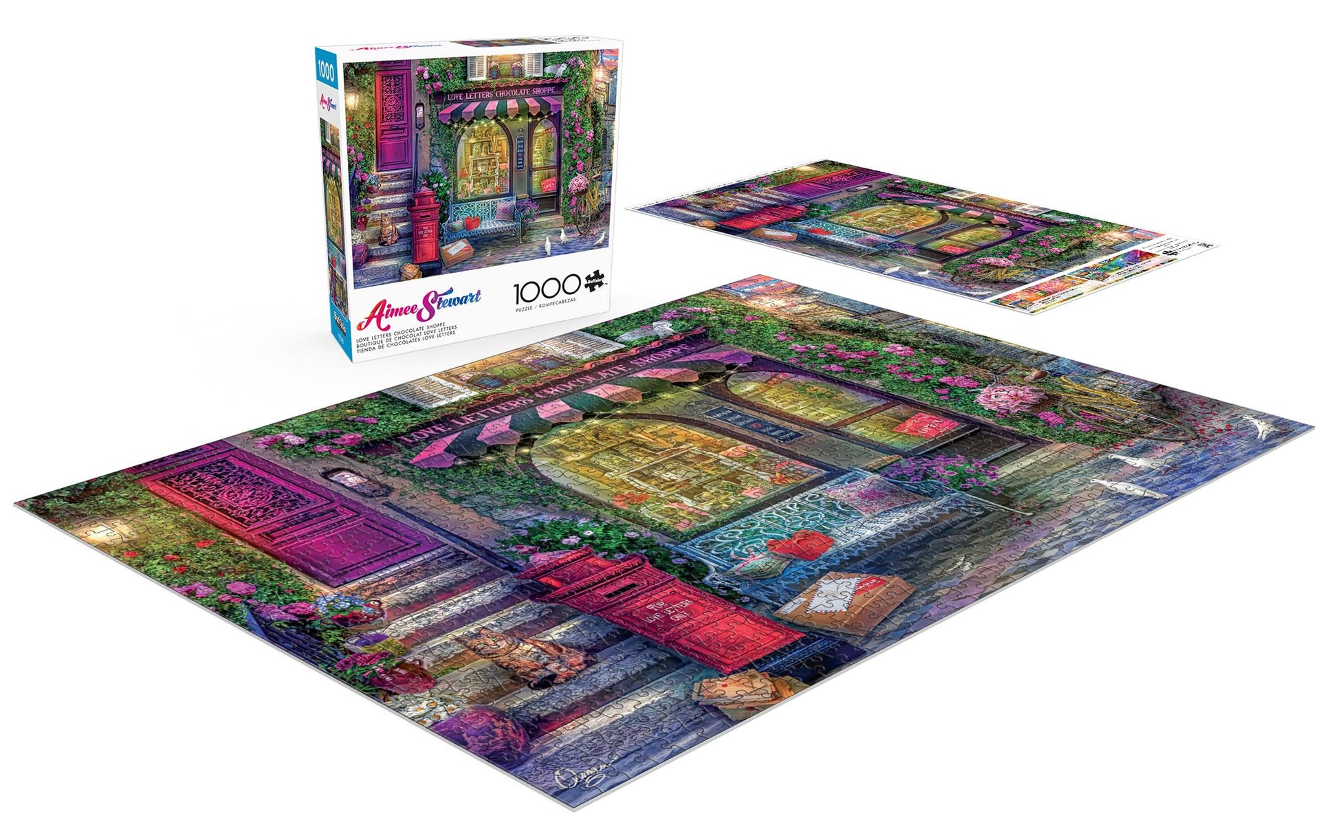 Buffalo Games - Love Letters Chocolate Shoppe - 1000 Piece Puzzle