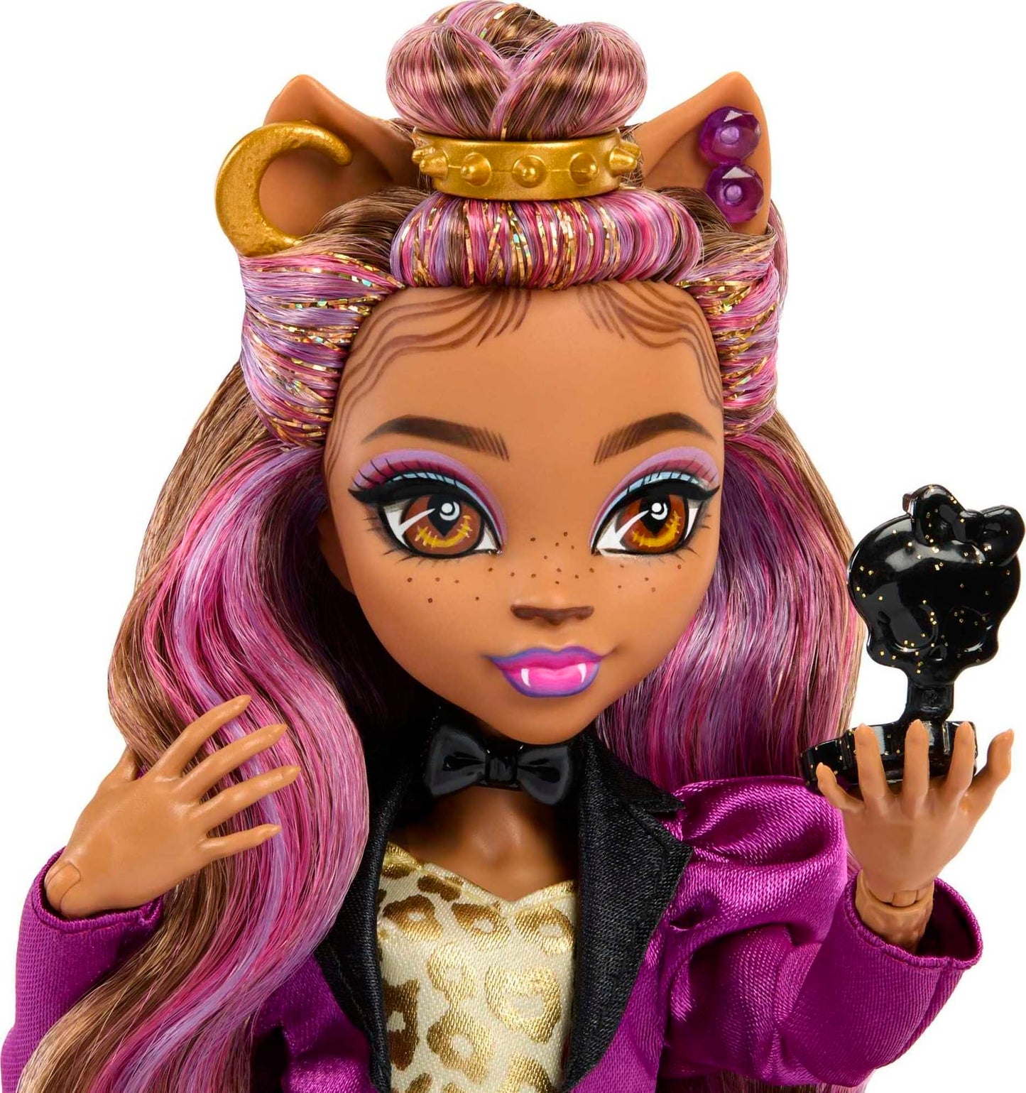 Monster High Doll, Clawdeen Wolf in Monster Ball Party Fashion with Themed Accessories Including Balloons