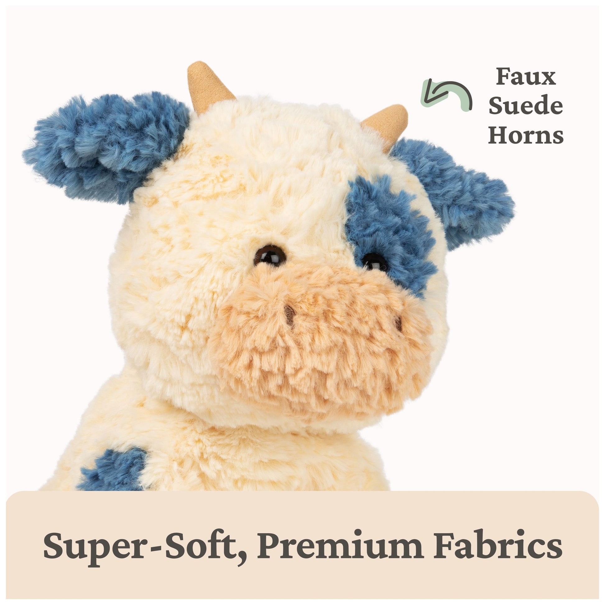GUND Cozys Collection Cow 10-Inch Stuffed Animal Sensory Toy for Ages 0+